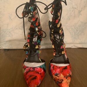 Steve Madden Colorful Women's Lace-Up Heels